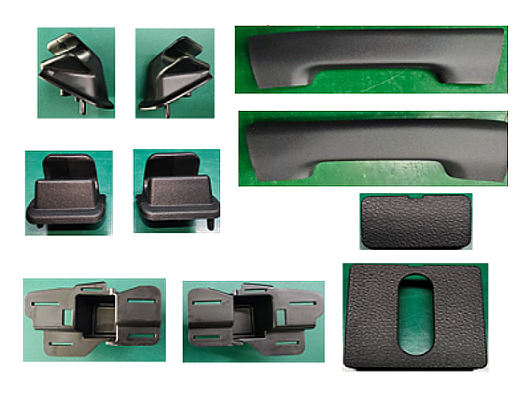Locks, door handles